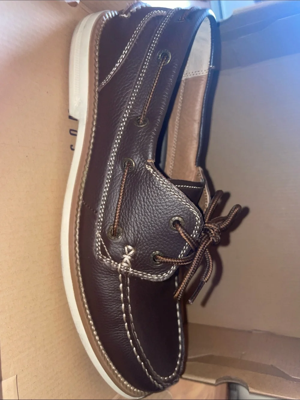 G.H. Bass & Co. Brown  Atlantic Boat Shoes ⛵️